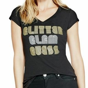 NWT Guess Glitter t shirt
